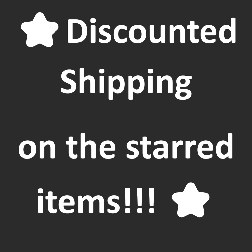 ⭐️⭐️Discounted Shipping!! ALL items starred have discounted Shipping!!